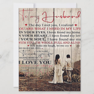 Letter For Him Cool To My Husband Gift