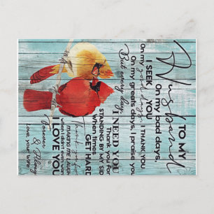 Letter For Husband   Family Decoration   Postcard