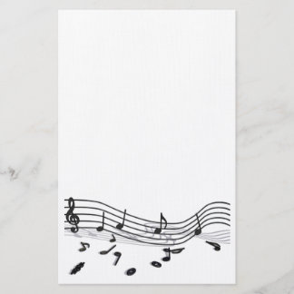letter for music lovers stationery