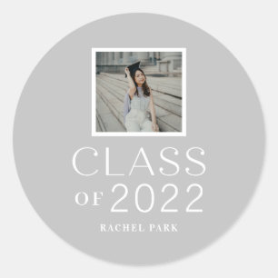 Letter Frame Editable Colour Graduation Stickers