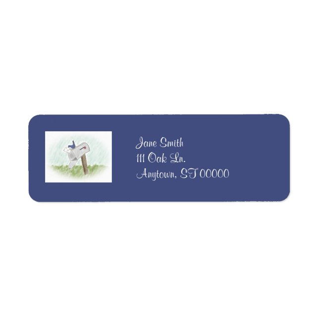 Letter from a Bluebird Customisable Address Labels (Front)