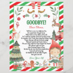 Letter from Elf Goodbye Farewell Christmas Girl<br><div class="desc">Create magical Christmas with this cute letter from Elf.  All text is editable,  it can be customised for an arrival letter,  return letter or goodbye letter.
(c) The Happy Cat Studio.</div>