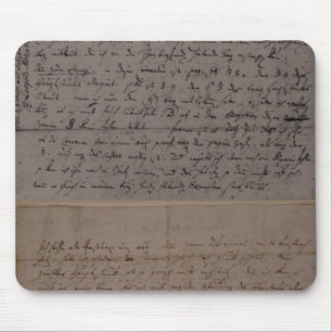 Letter from Leopold Mozart Mouse Pad