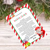 Letter From Santa Claus Christmas
