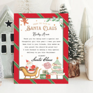 Letter From Santa Claus Christmas letter