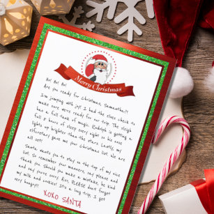 Letter From Santa Claus From North Pole