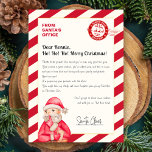 Letter From Santa Claus From North Pole Office<br><div class="desc">Bring the enchantment of the North Pole straight to your doorstep with our personalised letters from Santa's office! Delight children alike with a heartfelt, customised message from the jolly man himself. Each letter is carefully crafted, featuring whimsical designs and Santa's official seal, ensuring a touch of authenticity and holiday magic....</div>