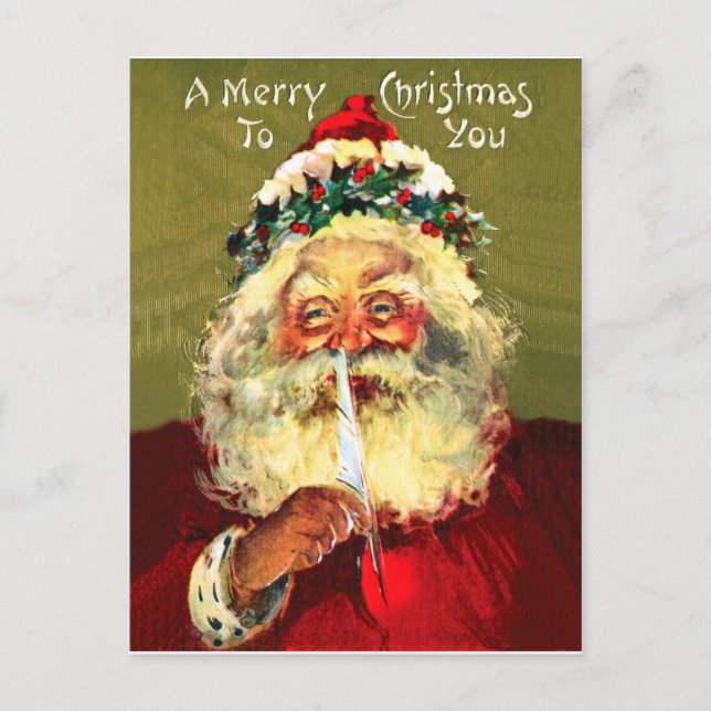 Letter from Santa Claus Postcard (Front)