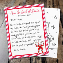 Letter from Santa Clause Kid's Christmas