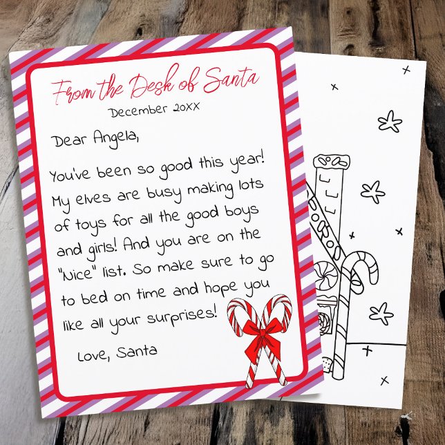 Letter from Santa Clause Kid's Christmas (Creator Uploaded)