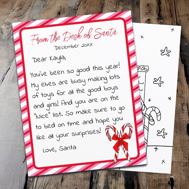Letter from Santa Clause Kid's Christmas (Creator Uploaded)