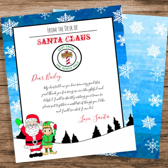 Letter from Santa from the North Pole (Creator Uploaded)