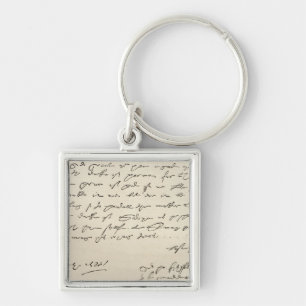 Letter from Sir Francis Drake Key Ring