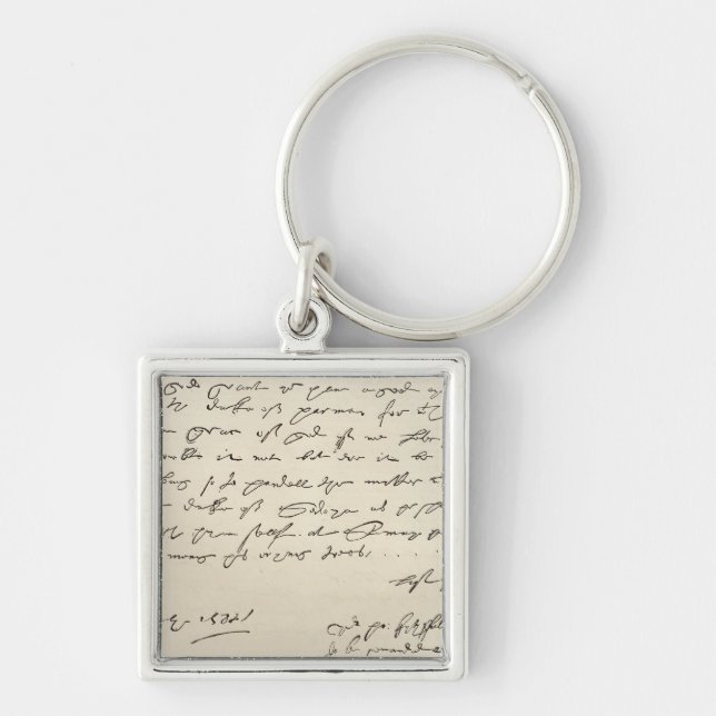Letter from Sir Francis Drake Key Ring (Front)