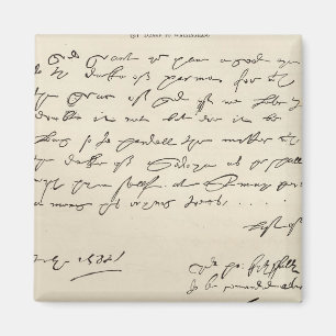 Letter from Sir Francis Drake Magnet