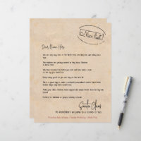 Letter From The Desk Of Santa Personalised