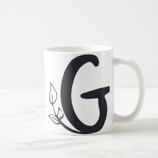 Letter G Coffee Mug