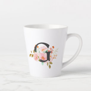 Letter G Latte Mug