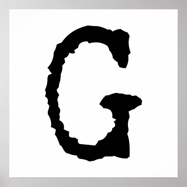 Letter G Poster (Front)
