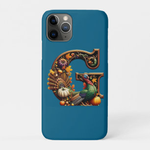 Letter G Thanksgiving style iPhone 11 Pro Case