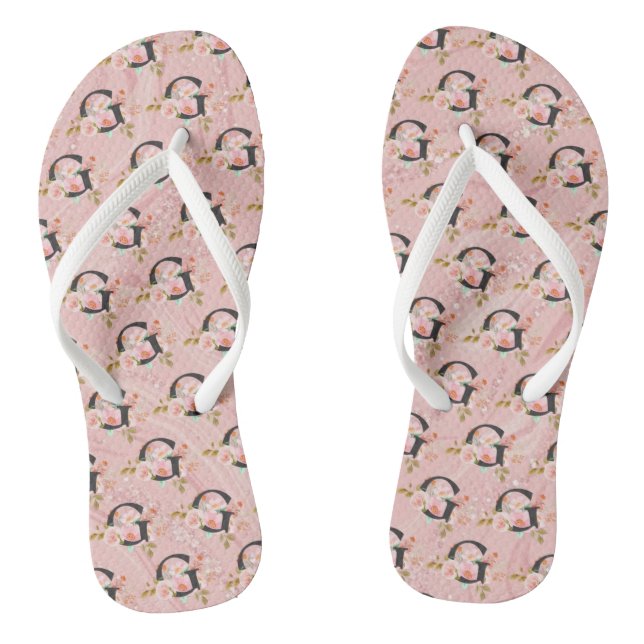Letter G Thongs (Footbed)
