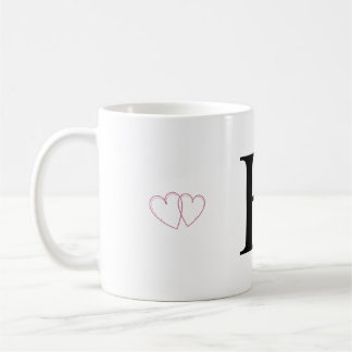 Letter H Gift Mug - Monogram Initial Mug