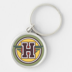 Letter "H" Initial Key Ring
