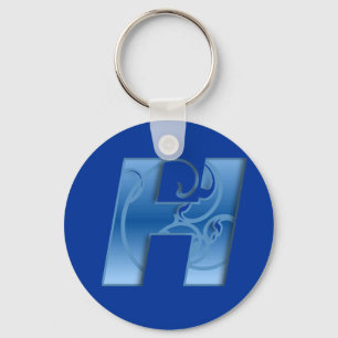 Letter H Key Ring