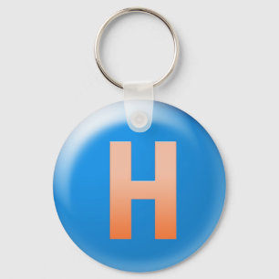 Letter H Key Ring