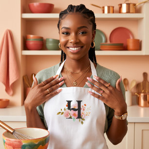 Letter H Long Apron