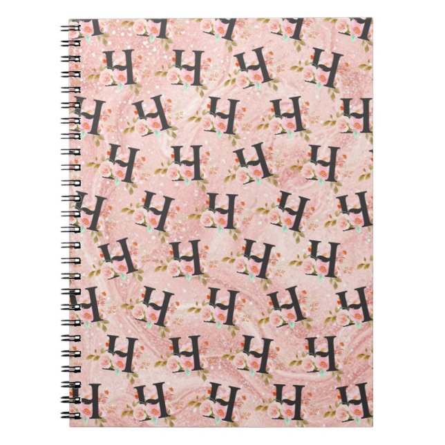 Letter H Notebook (Front)