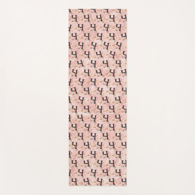 Letter H Yoga Mat (Front)