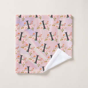 Letter I Bath Towel Set