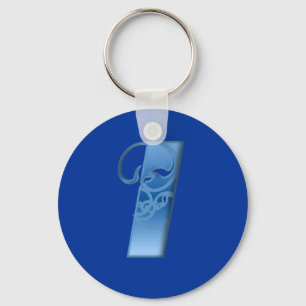 Letter I Key Ring