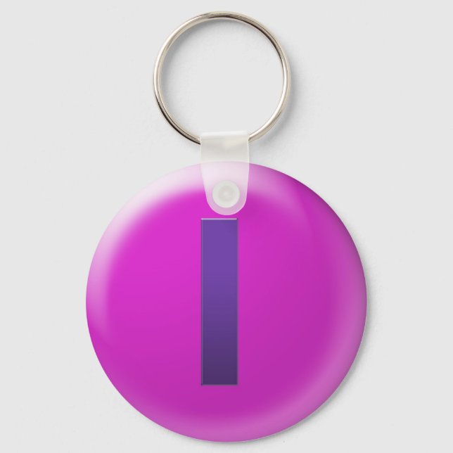 Letter I Key Ring (Front)