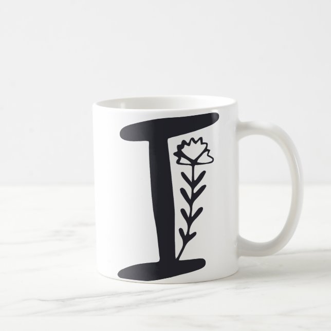 Letter I mug (Right)