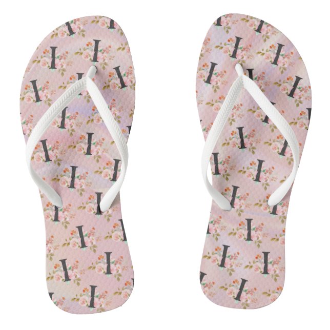 Letter I Thongs (Footbed)