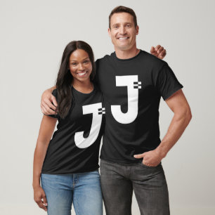 Letter J Alphabet Initial Monogram  T-Shirt