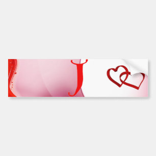 Letter J Bumper Sticker