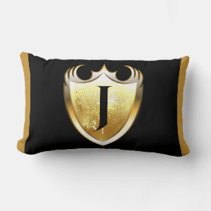 Letter J Capital Alphabet Lumbar Cushion