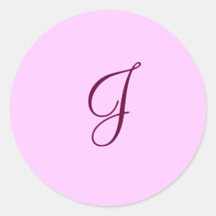 letter J envelope sticker
