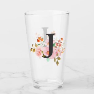 Letter J Glass
