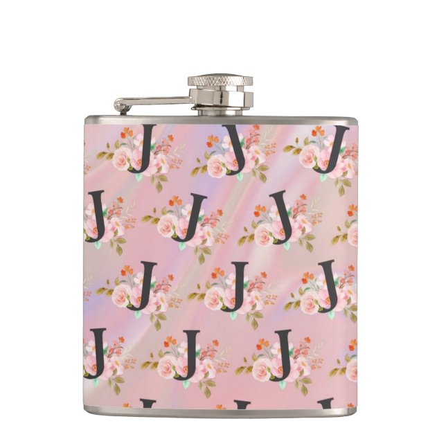 Letter J Hip Flask (Front)