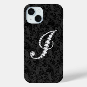 Letter J In Diamonds iPhone 15 Case