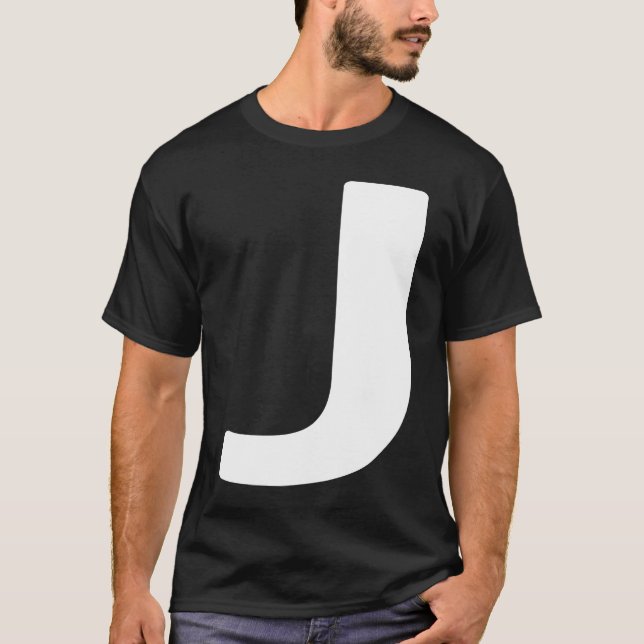 Letter J Lowercase Halloween ABC Letter J T-Shirt (Front)
