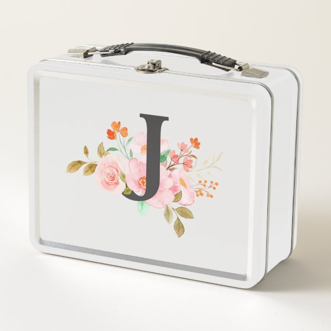 Letter J Metal Lunch Box (Front)