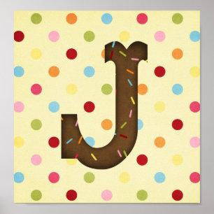 Letter J Poster