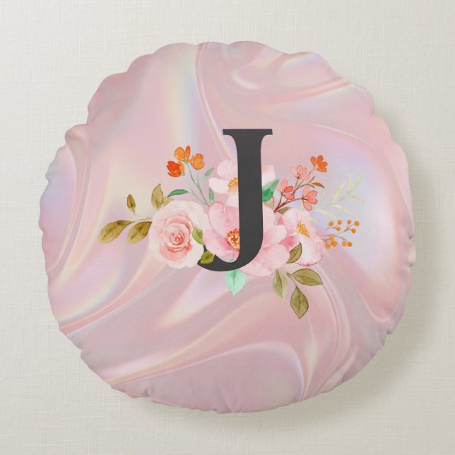 Letter J Round Cushion (Front)