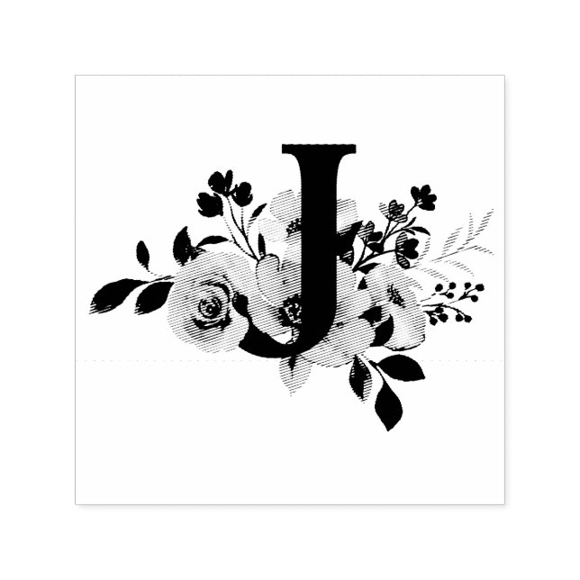 Letter J Self-inking Stamp (Design)