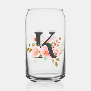 Letter K Can Glass